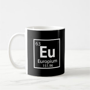 Mug Europium - Europe Science Periodic Design