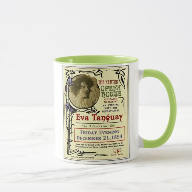 Mug Eva Tanguay Keator Opéra Maison Art Nouveau Affich (Droite)