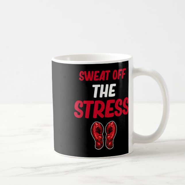 Mug Évacuez le stress drôle kickboxing arts martiaux (Droite)