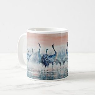 Mug EVE Grues peintes à l'aube