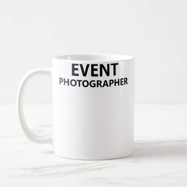 Mug Event Photographer Official Staff Job Employee Pho (Gauche)