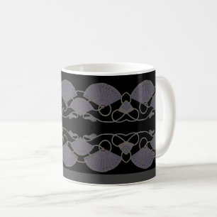 Mug Éventail Violet Élégant