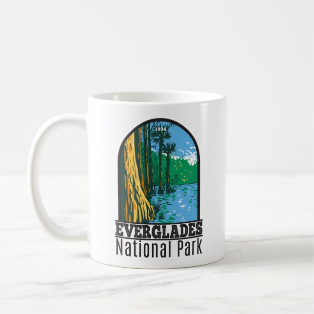 Mug Everglades Parc National Floride Vintage (Gauche)