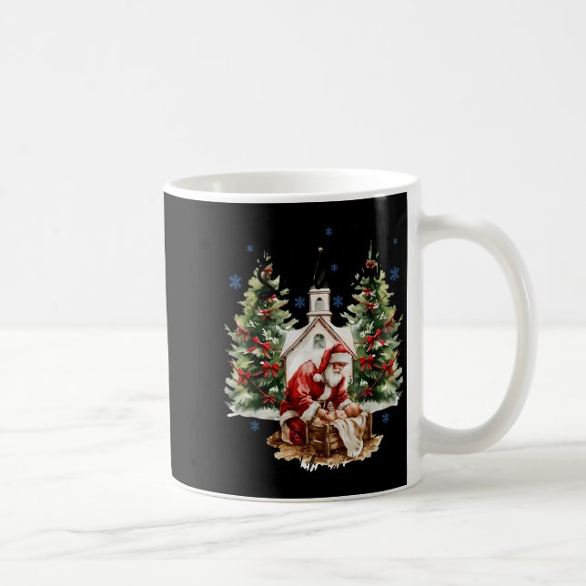 Mug Every Knee Shall Bow Religious Christian Santa Chr (Droite)