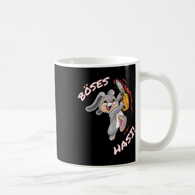Mug Evil Hasi Shirt Easter Bunny Halloween Carnival  (Droite)