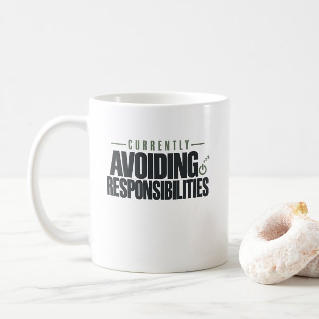 Mug Évitement Actuel des Responsabilités (Avec donut)