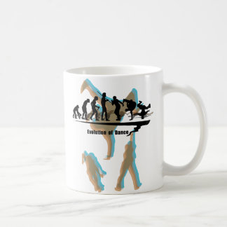 Mug Évolution de danse, évolution de danse