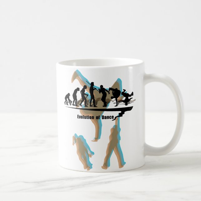 Mug Évolution de danse, évolution de danse (Droite)