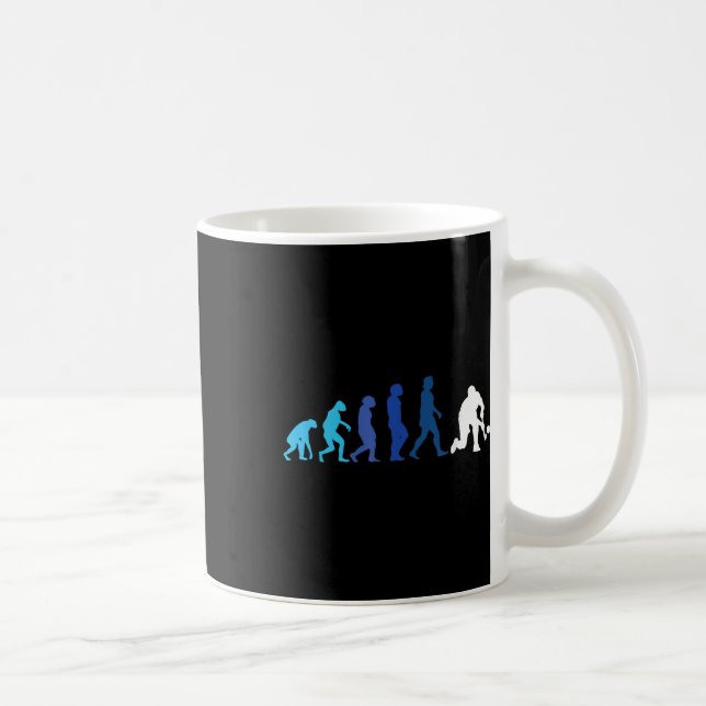 Mug Évolution de hockey sur gazon Terrain Hockey en sa (Droite)