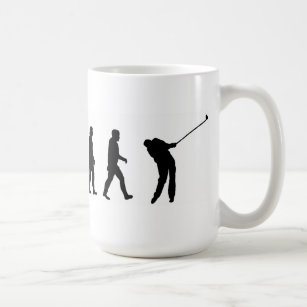 Mug évolution de jouer au golf de golfeur de golf de
