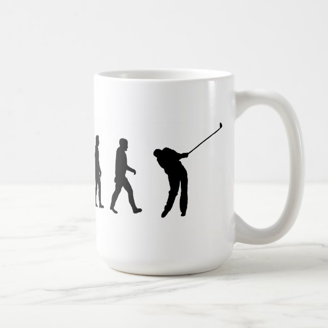 Mug évolution de jouer au golf de golfeur de golf de (Droite)
