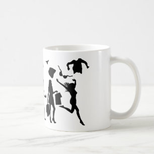 Mug Evolution De La Femme Libérée (Femme Naturiste)