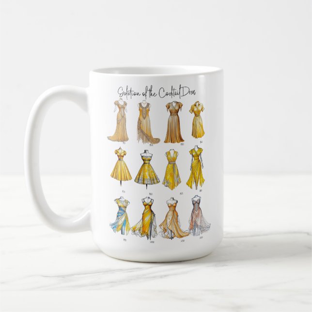 Mug Évolution de la robe de Cocktail (Gauche)
