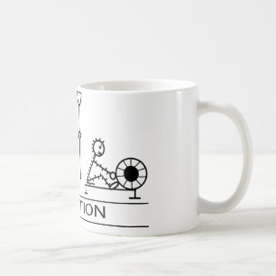 Mug Évolution de l'homme avec l'aviron