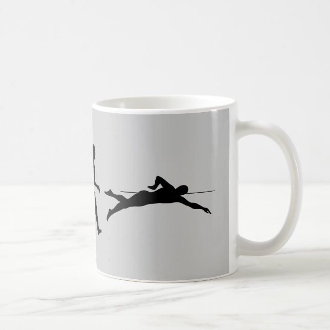 Mug Évolution de sport de natation de bain (Droite)