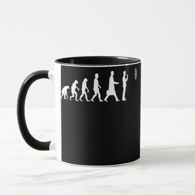 Mug Évolution des fléchettistes Lancer de fléchettes S (Gauche)