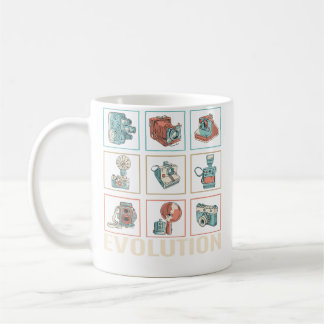 Mug Évolution drôle des appareils photo - Photographie