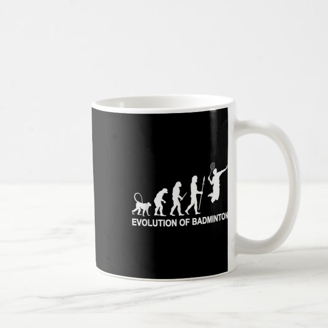 Mug Évolution du badminton  (Droite)