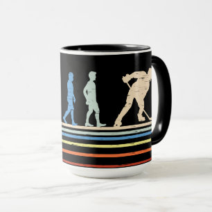 Mug Évolution du bouton de hockey