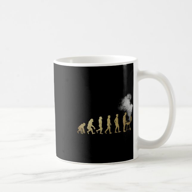 Mug Evolution Du Grill Master - Cadeaux Grillés - Je L (Droite)