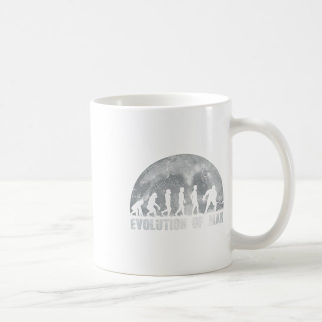 Mug Évolution du hockey sur glace pour les joueurs de  (Droite)
