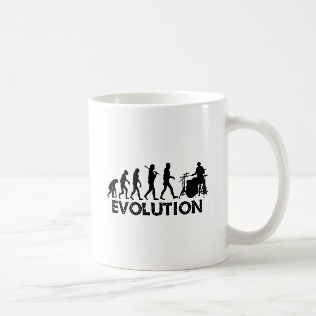 Mug Évolution d'un batteur (Droite)