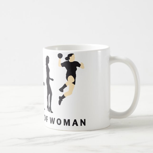 Mug évolution female handball (Droite)