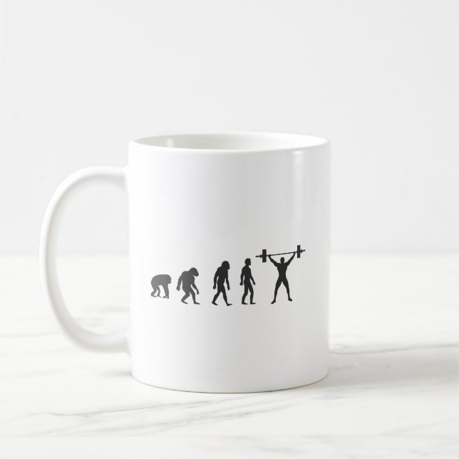 Mug Evolution of Man (Gauche)