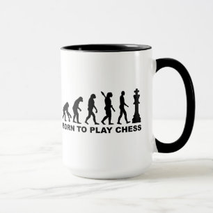 Mug Évolution soutenue pour jouer aux échecs