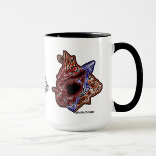 Mug Évolution tribale abstraite du Chef d'art