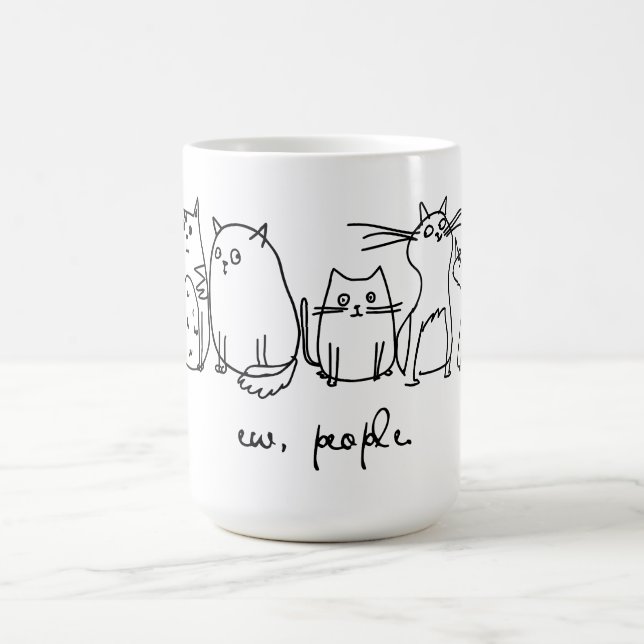 Mug Ew, Les Gens Drôle Amoureux de les chats Meowy (Centre)