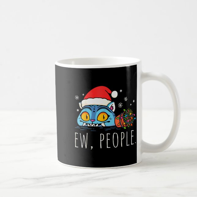 Mug Ew People Christmas Funny Tiger Sarcastic Humor In (Droite)