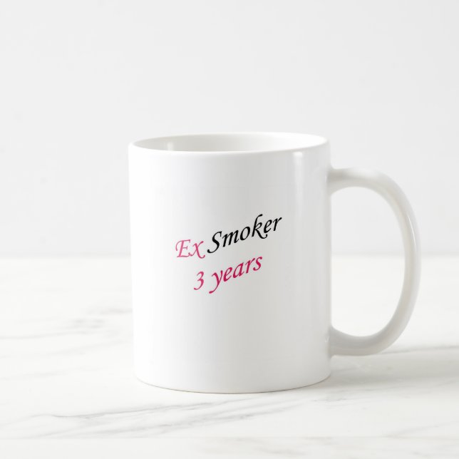 Mug ex-fumeur de 3 ans (Droite)