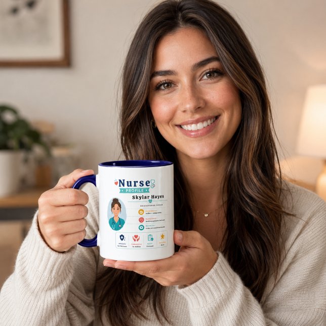 Mug Examen de patient pour l'appréciation d'une infirm (Modern Nurse Appreciation Patient Review Mug
)
