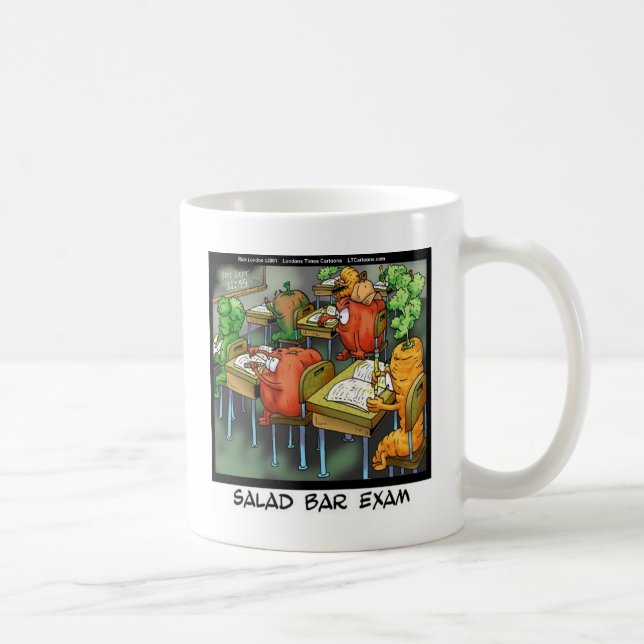 Mug Examen drôle du bar à salades (Droite)