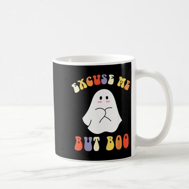 Mug Excuse Mais Chouette Drôle Halloween Mignon Fantôm (Droite)