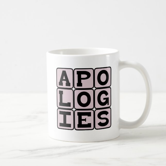 Mug Excuses, je suis désolé (Droite)