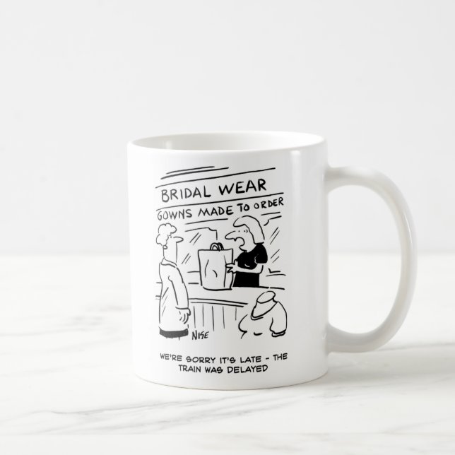Mug Excusez l'adjoint du magasin d'habillement nuptial (Droite)