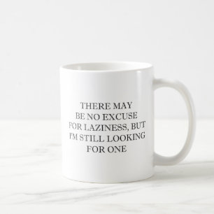 Mug Excusez-moi de paresse