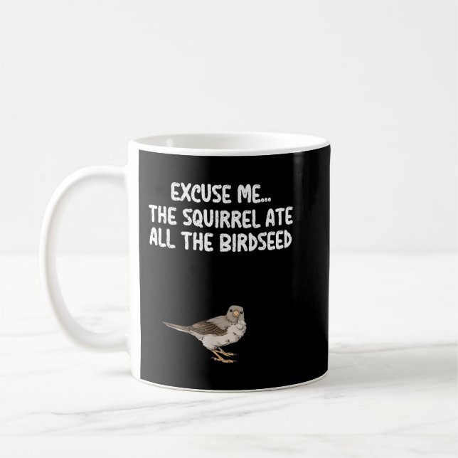 Mug Excusez-Moi, L'Oiseau Est Vide, L'Oiseau Des Tee (Gauche)