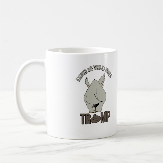 Mug Excusez-moi quand je prends un Trump - Anti-Trump  (Gauche)