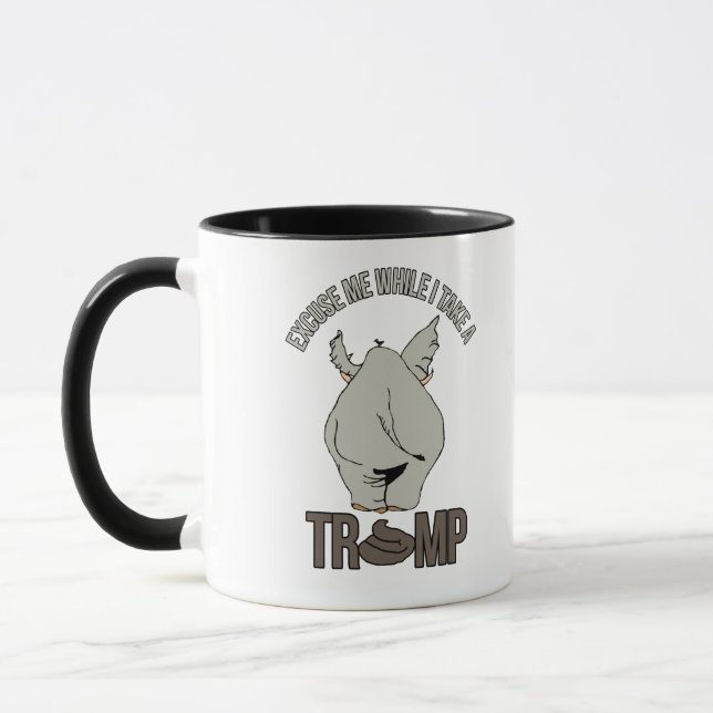 Mug Excusez-moi quand je prends un Trump - Anti-Trump  (Gauche)