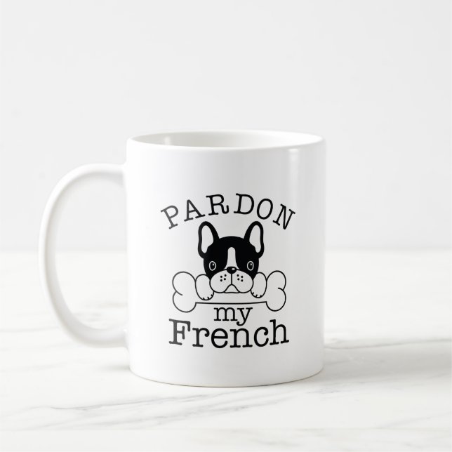 Mug Excusez mon français (Gauche)
