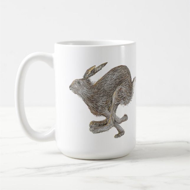 Mug Exécution de Rabbit exécution de hachage art rapid (Gauche)
