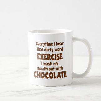 Mug Exercice 1 de vilain mot, brun