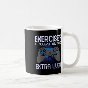 Mug Exercice de joueur pensé des vies supplémentaires