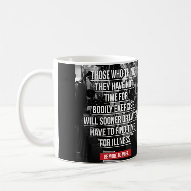 Mug Exercice - Motivation de l'entraînement (Gauche)