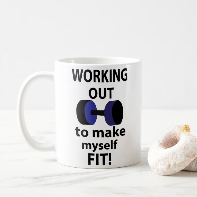 Mug Exercice Poids de l'entraînement (Avec donut)