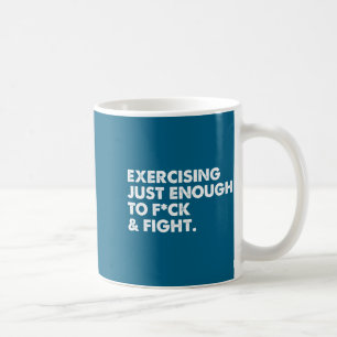 Mug Exercices du dos juste assez pour baiser et se bat