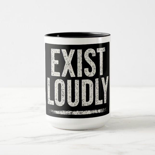 MUG EXISTEZ HAUT ET FORT (Centre)